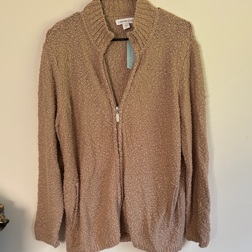 Coldwater Creek Tan Sweater